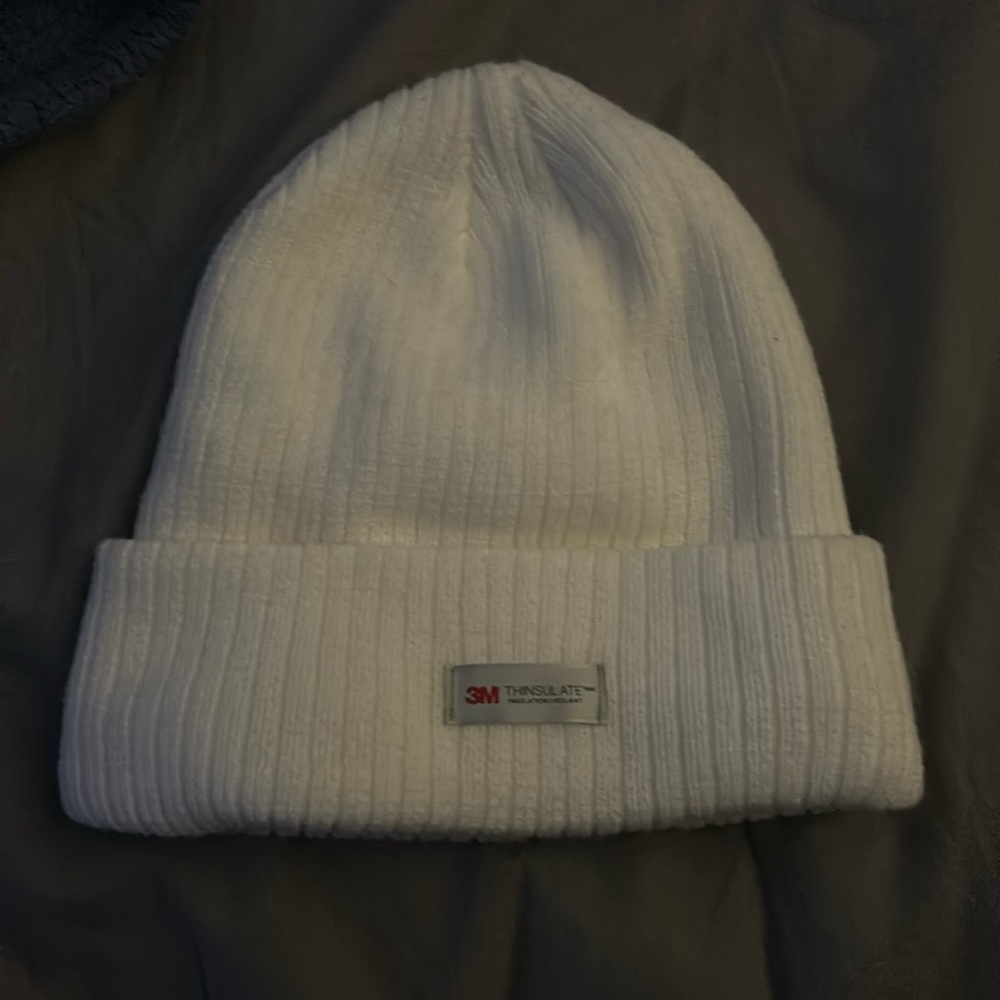 Big Basic Thinsulate Beanie - White